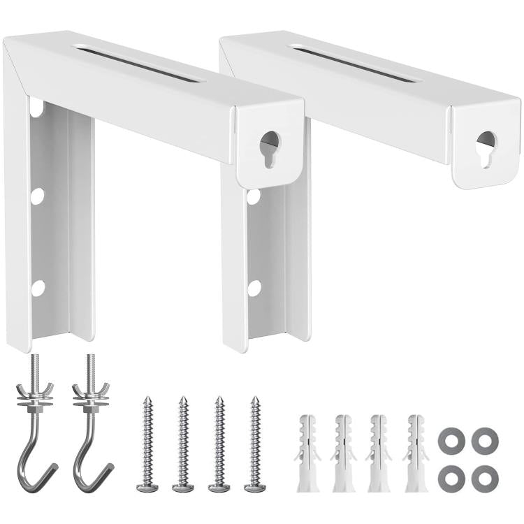 Supporto da soffitto universale per schermo di proiezione, supporto da parete a forma di L regolabile Supporto da soffitto universale per schermo di proiezione, supporto da parete a forma di L regolabile